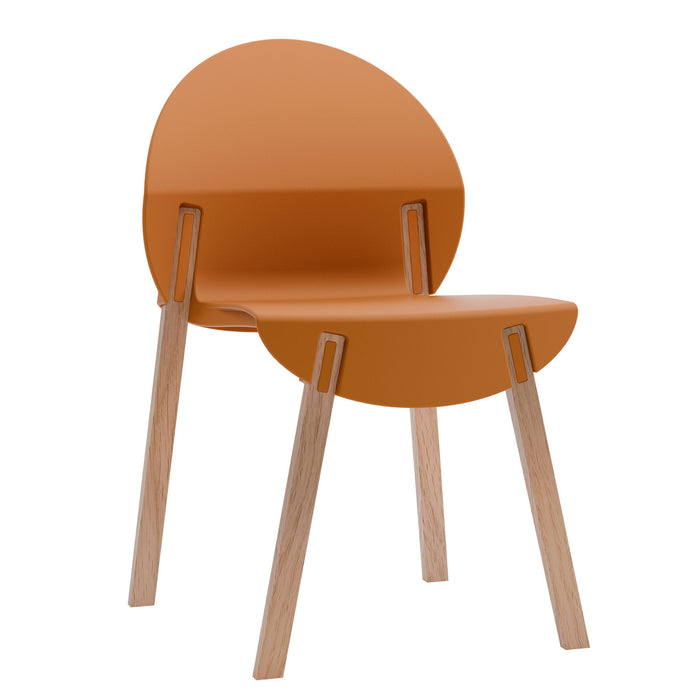 4 Piece Set Of Single Chairs With Long Table