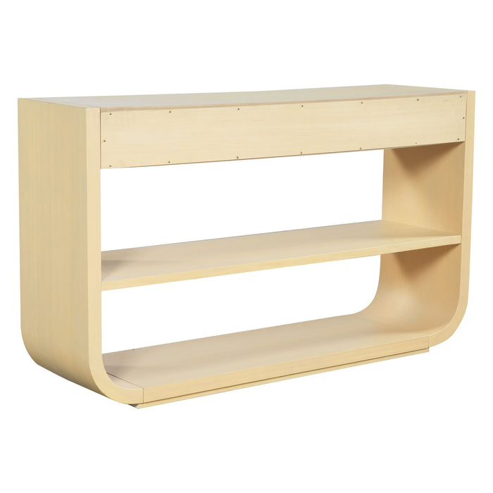 Console Table With 3 Soft Close Drawers & 2 Open Shelves