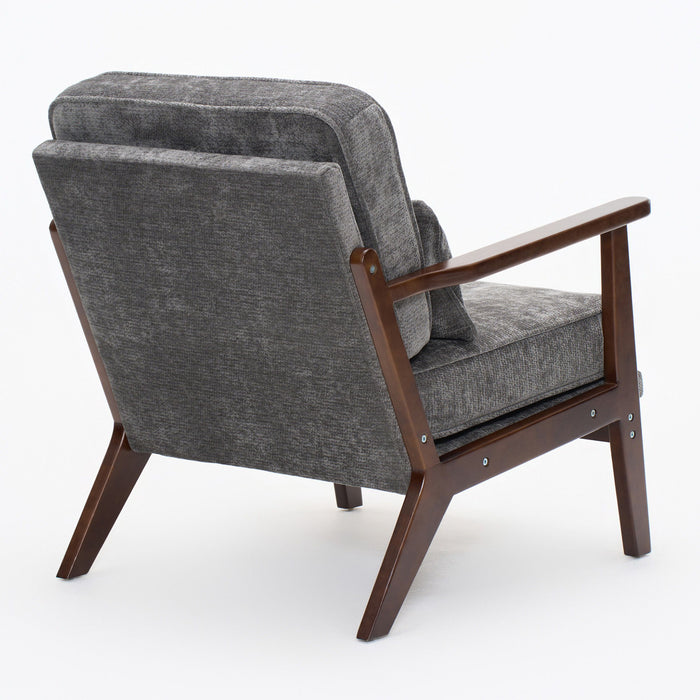 Living Room Chair With Lumbar Pillow
