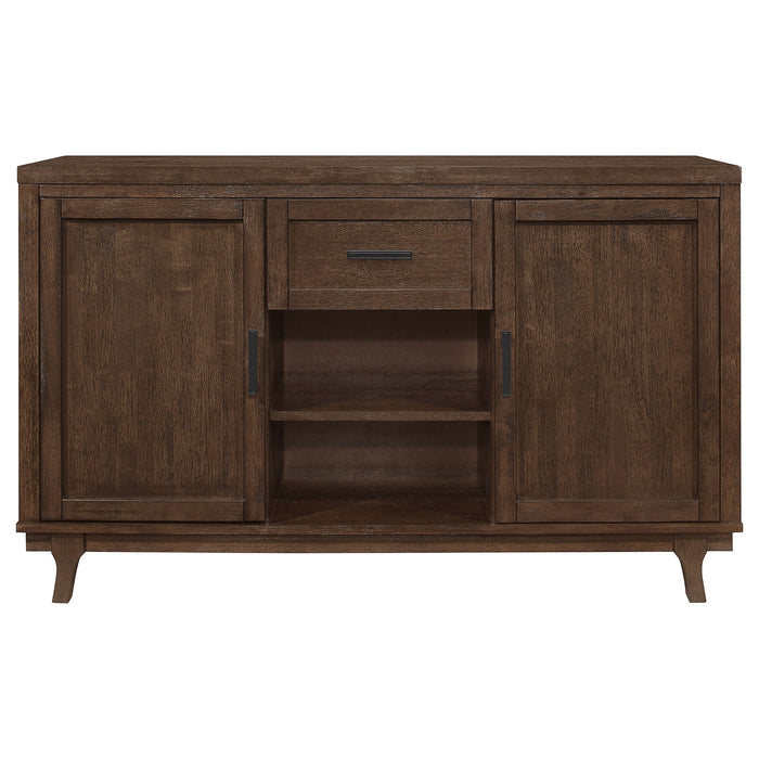 Mccall - 2 Door Server With 1 Drawer - Brown Oak