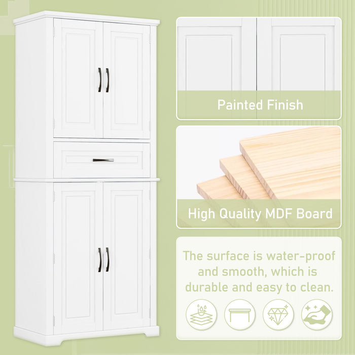 Bathroom Storage Cabinet With Drawer And Adjustable Shelf