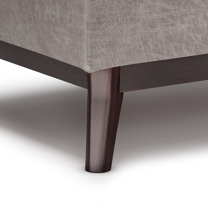 Owen - Tray Top Small Coffee Table Upholstered Storage Ottoman