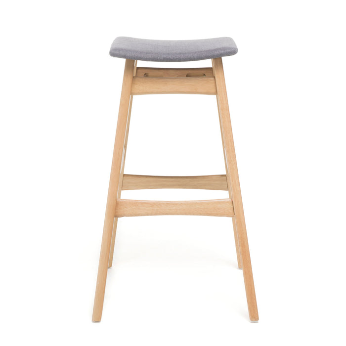 Modern Bar Stool Set With Upholstered Seating