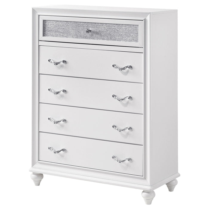 Randall - 5 Drawer Chest - White