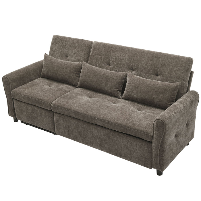 3 Seater Sofa Bed And Reversible Recliner
