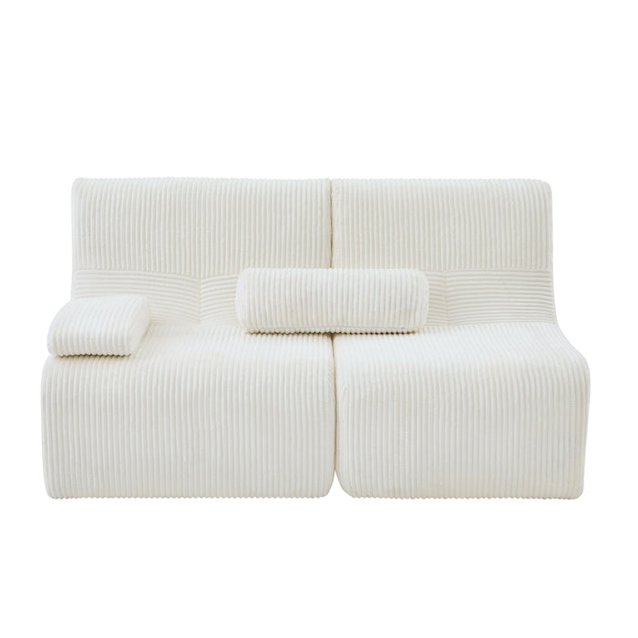 Modern Sectional Loveseat With Ergonomic Design