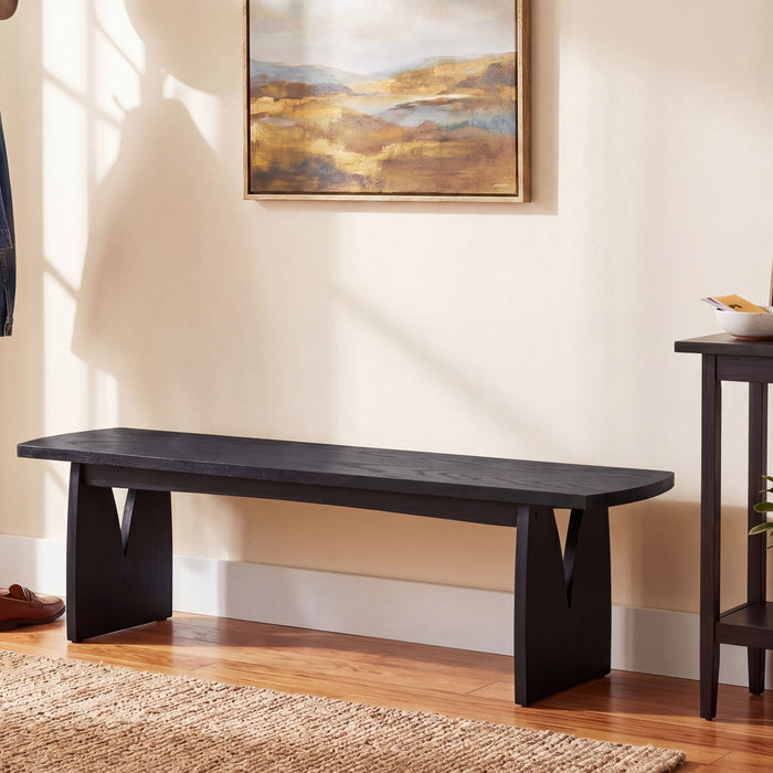 Dining Bench For Kitchen - Black