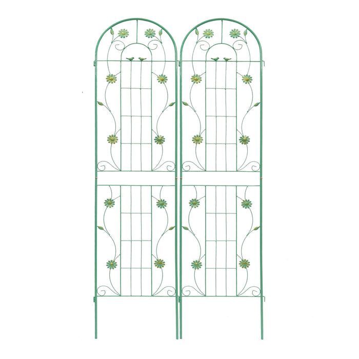 Metal Garden Trellis Rustproof Trellis For Climbing Plant Outdoor Flower Support