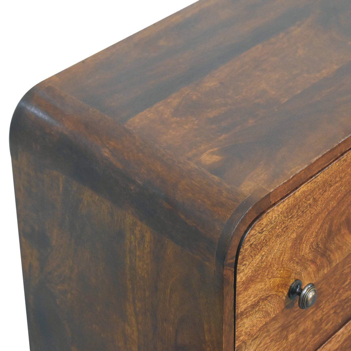 Aspen - Slim Chest - Dark Brown