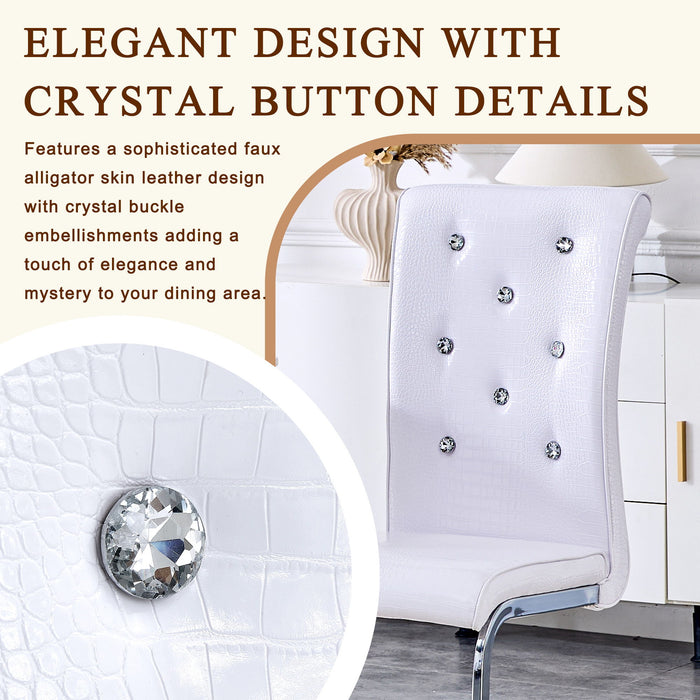 Elegant Design Upholstered Dining Chairs