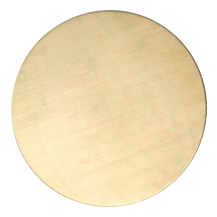 Johnsen - Cross Hatch Pattern Accent Table - Antique Gold