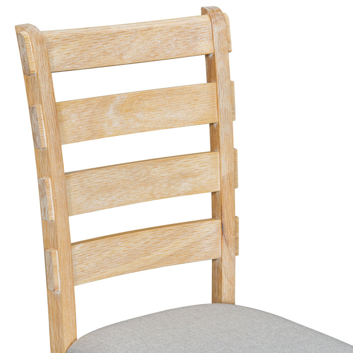 6 Piece Dining Table Set With Ergonomic Seating