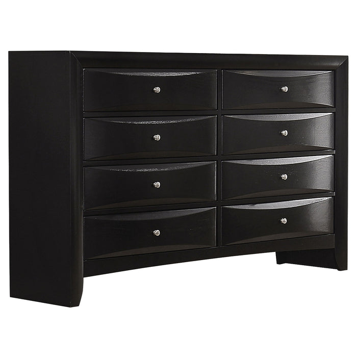 Palamino - 8 Drawer Dresser - Black