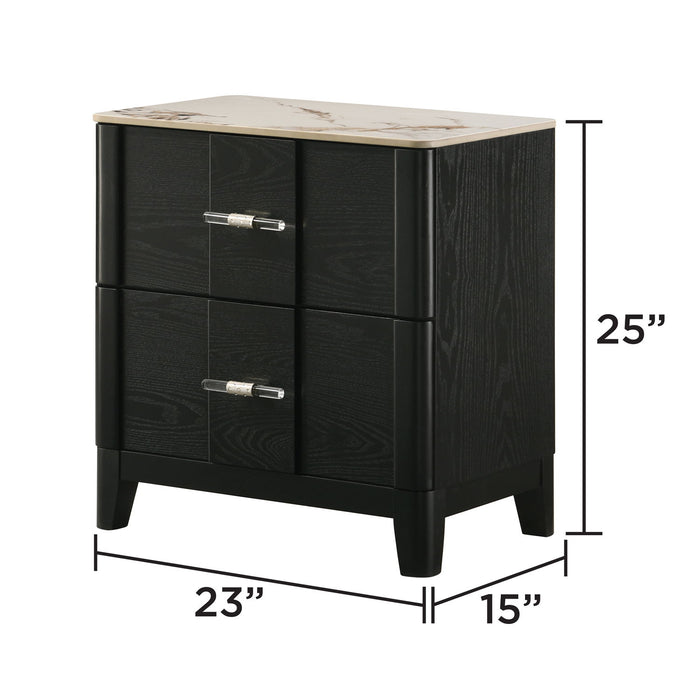 Opel - Nightstand - Black