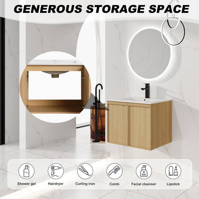 Floating Bathroom Vanity With Sink Combo