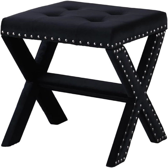 Upholstered Accent Bench With Nailhead Trim