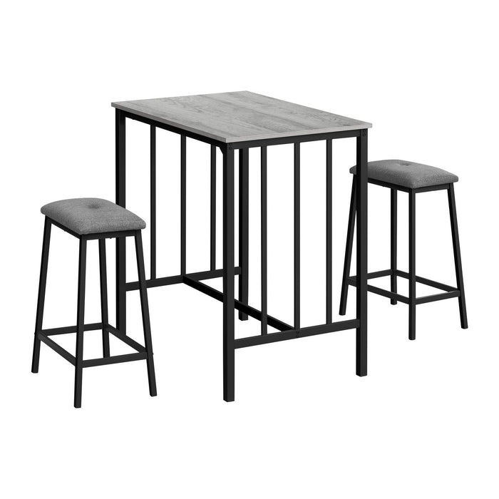 3 Pieces Dining Set, Counter Height, Rectangular, Small, Contemporary & Modern