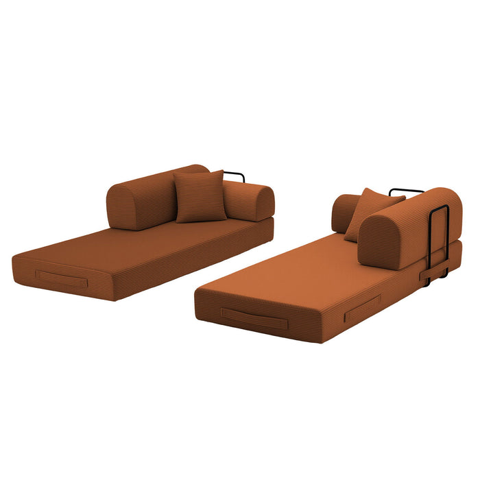 Convertible Sleeper Sofa Bed, Floor Lounge Couch For Living Room
