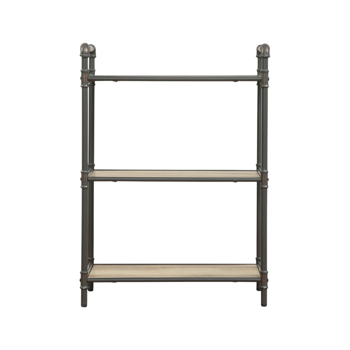 Itzel - Antique Bookshelf - Gray / Oak