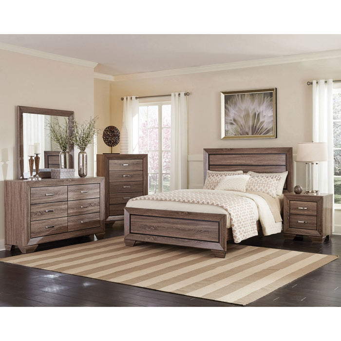Tomasina - 2 Drawer Rectangular Nightstand - Taupe
