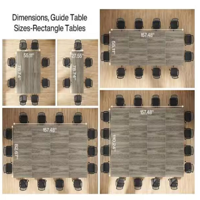 Rectangle Dining Table For 6 - 8 People