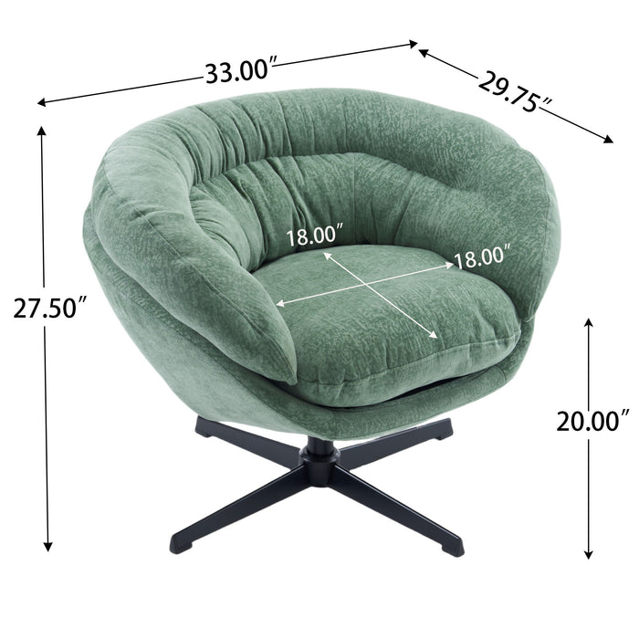 Modern Chenille Office Chair With 360 Degree Swivel