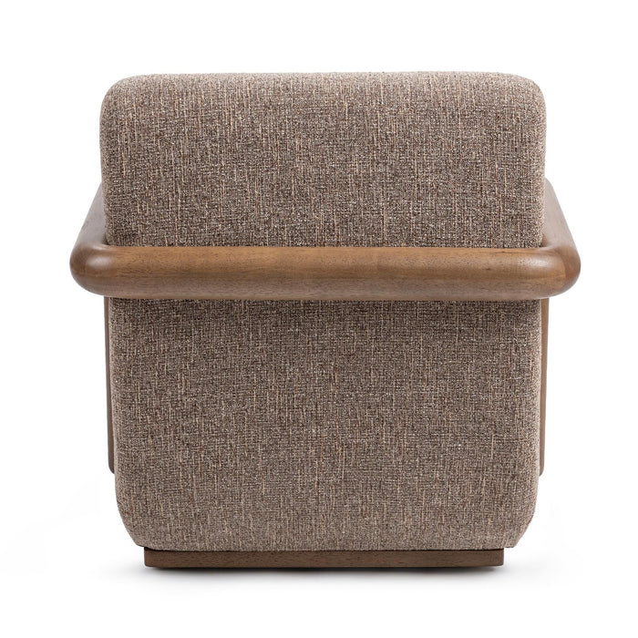 Welson - Swivel Accent Chair - Warm Mocha