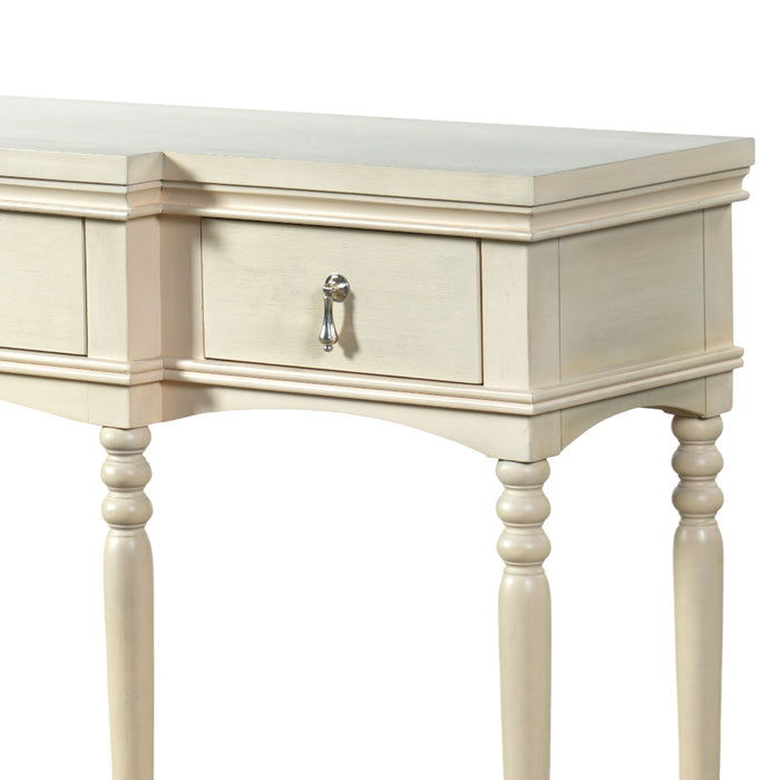 Retro Console Table With 3 Soft Close Drawers