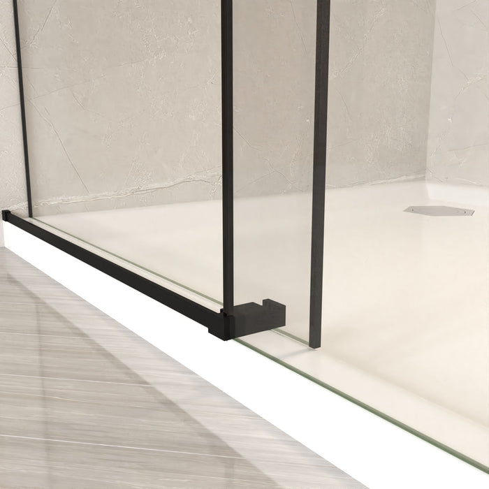 Frameless Sliding Bathtub Door With Frame