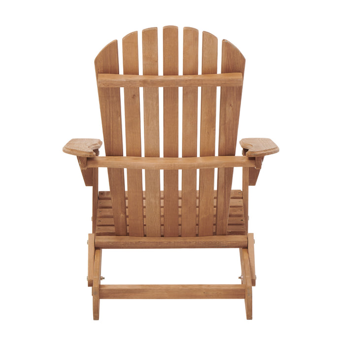 Oversize Outdoor Folding Adirondack Chair, Patio Chair For Garden