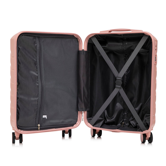Hard Shell Travel Luggage With Scratch Resistant Surface