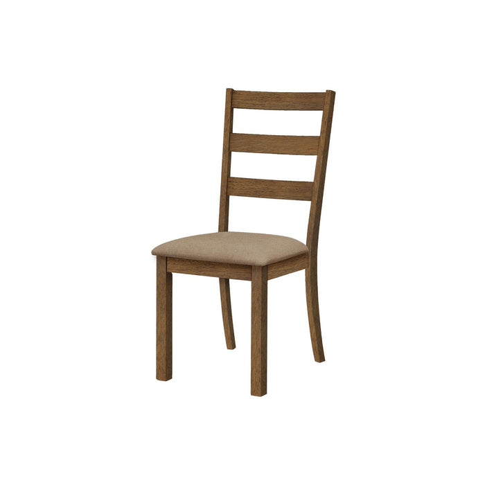 Dining Chair, Side, Upholstered For Dining Room, Transitional (Set of 2) - Beige