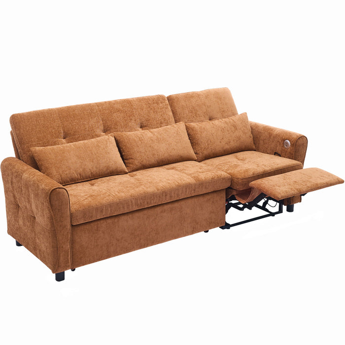 3 Seater Sofa Bed And Reversible Recliner