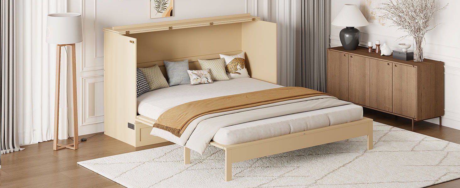 Murphy Bed With Large Drawers