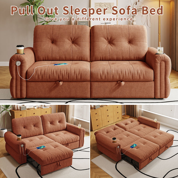 Cloud Like Convertible Sofa Bed With For Living Room