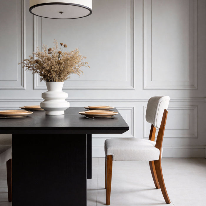 Contemporary Armless Dining Chairs (Set of 2)