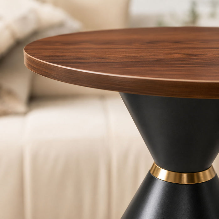 2 Piece Round Coffee Table Set For Living Room