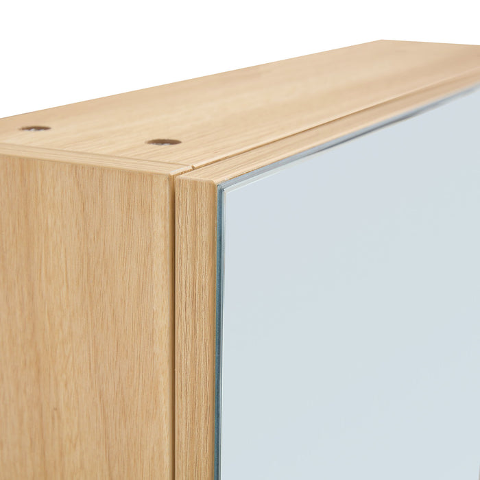 Bathroom Mirror Medicine Cabinet Wall Mounted With Shelves