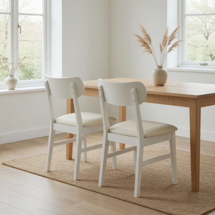 Dining Chairs (Set of 2) - White