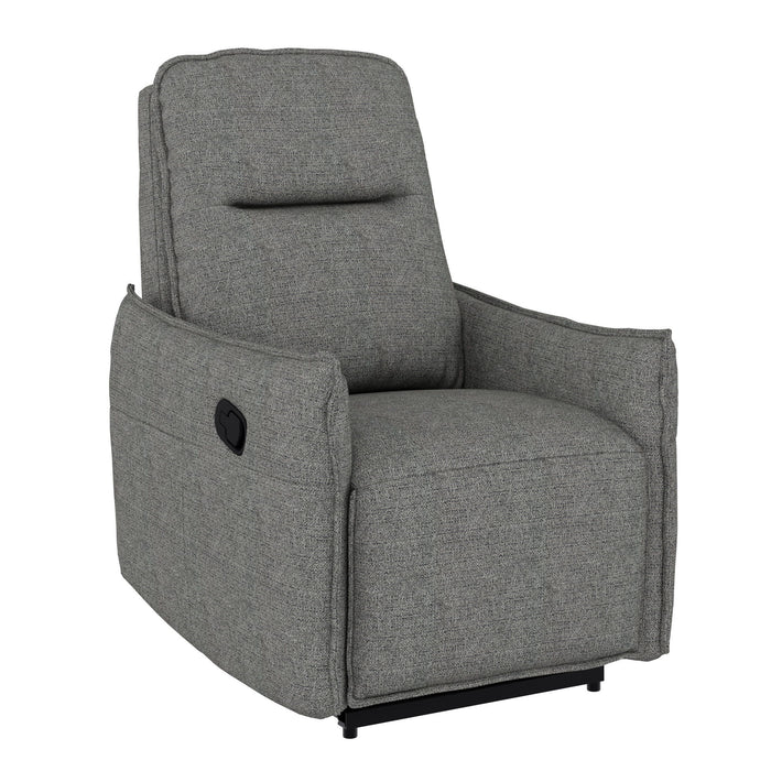 Justine - Manual Recliner - Charcoal