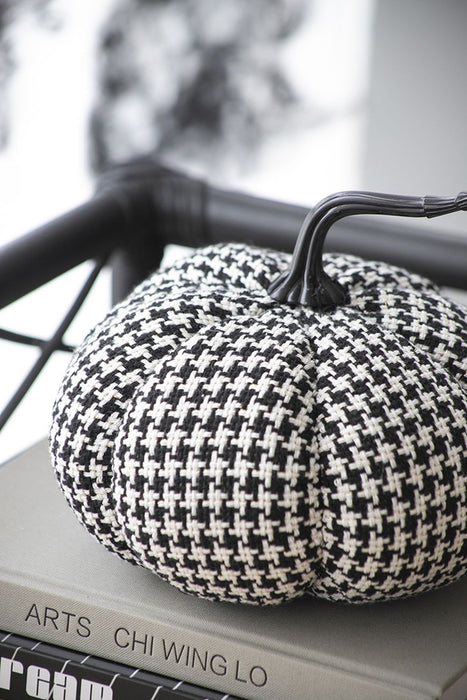 Pumpkin Decor, For Holiday Halloween Decoration - Black / White
