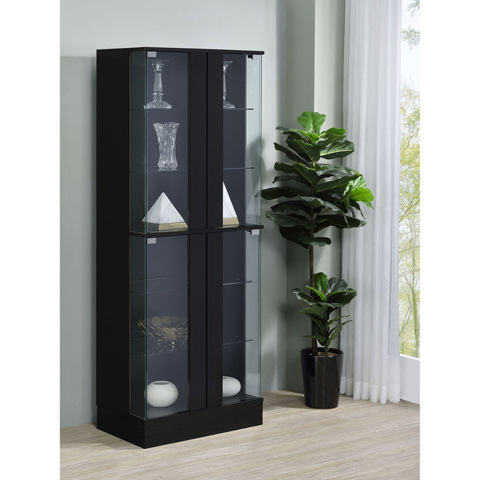 Gilbert - 4 Door LED Curio Display Cabinet