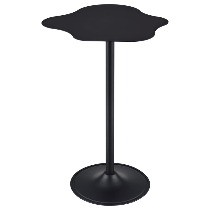 Fresno - Curved Cloud Shaped Bistro Bar Table Bar Table - Black
