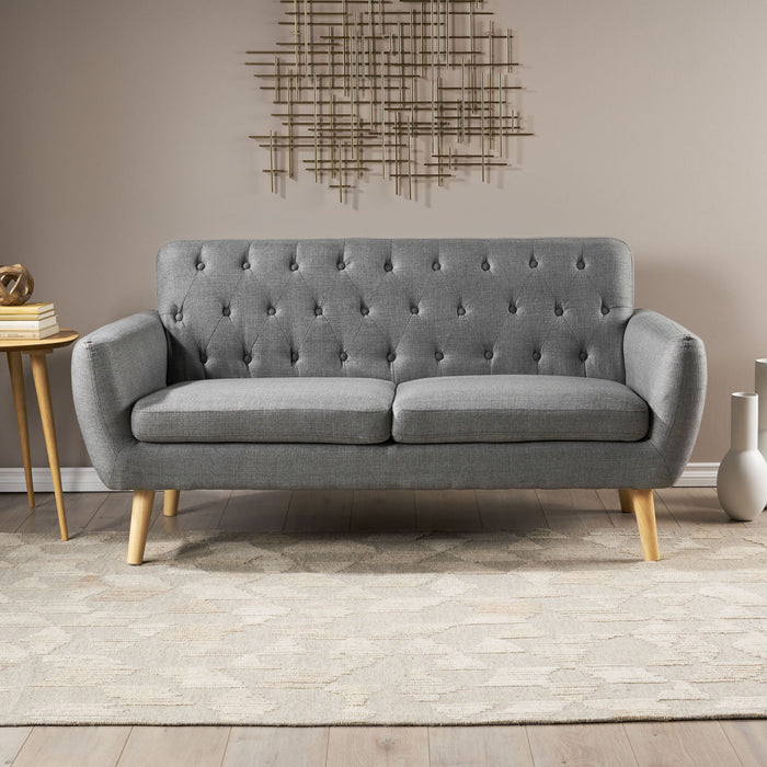 Mid - Century Tufted Loveseat