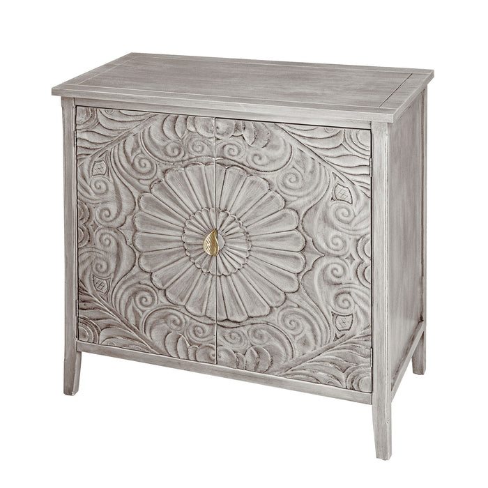 2 Door Cabinet, Suitable For Bedroom - Light Gray