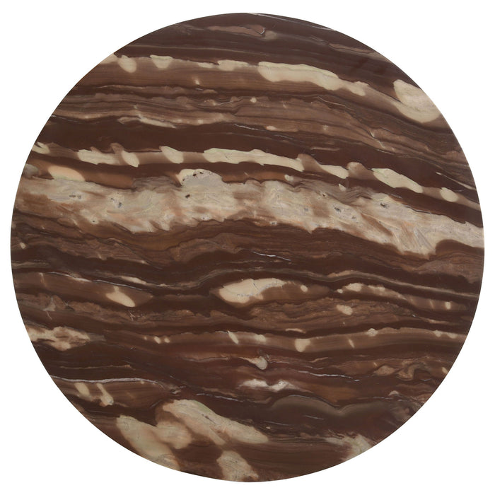 Kohala - Round Accent Side Table - Red