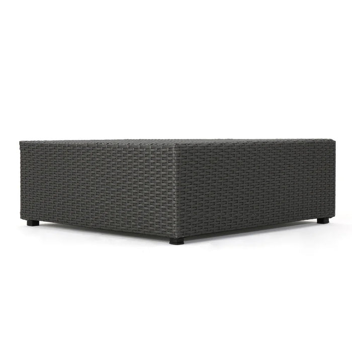 Santa Cruz - Outdoor 8 Piece Sectional Set - Dark Brown