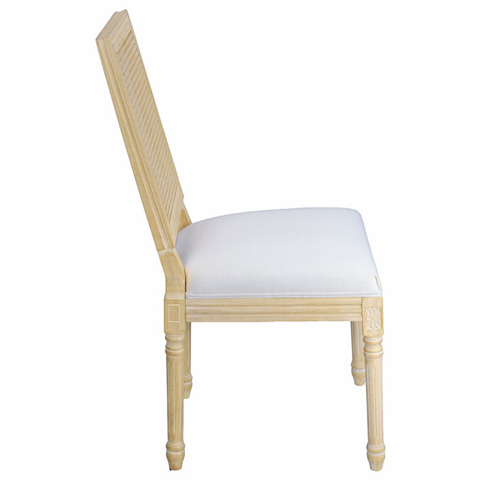 Dining Chairs With Square Back (Set of 2)