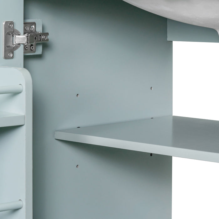 Modern Bathroom Vanity Base Only With Doors And Drawer