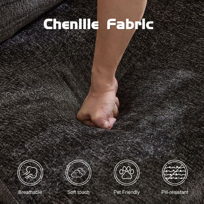 Convertible Floor Sofa Bed With Fixed Shape Frame For Living Room